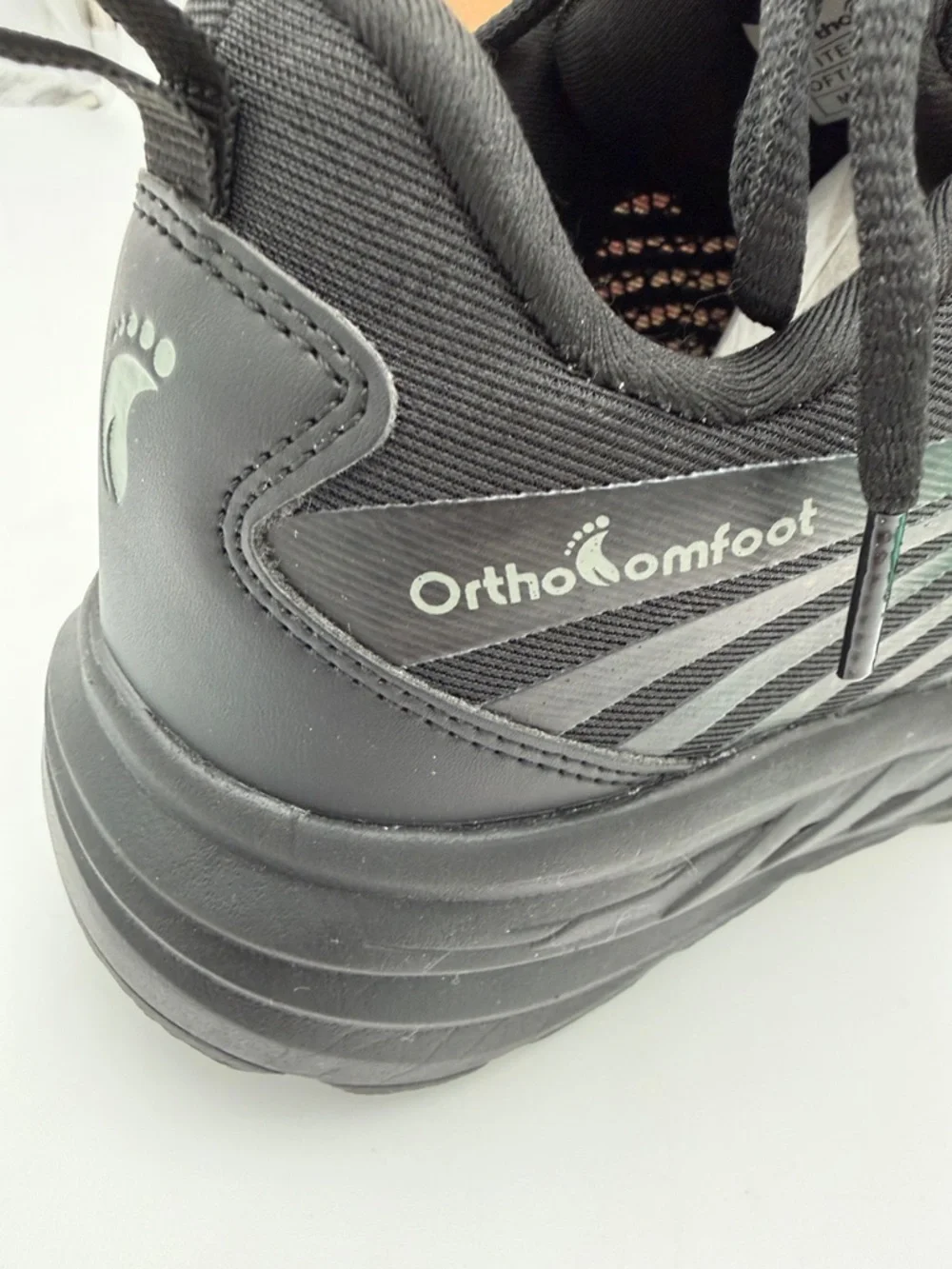 Women’s Orthopedic Diabetic Wide Running Shoes Black size 8.5 / 38.5